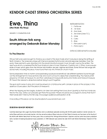 Ewe, Thina (We Walk His Way) - Full Score 