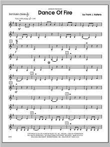 Dance Of Fire - Violin 3 
