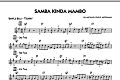 Samba Kinda Mambo - Sample Solo