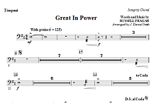 Great In Power - Timpani 