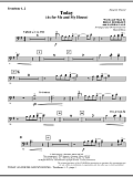 Today (As For Me And My House) - Trombone 1 & 2