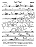 Bad Dog! - Eb Solo Sheet