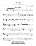 Sonata for Alto Saxophone, Op. 29 - Bb Clarinet 3