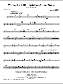 We Need a Little Christmas / Mister Santa - Trombone 