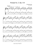 Prelude No. 3, Op. 114