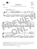 Study in F (Grade 3, list B2, from the ABRSM Piano Syllabus 2023 & 2024)