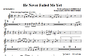 He Never Failed Me Yet (orch. Keith Christopher) - Bb Trumpet 3