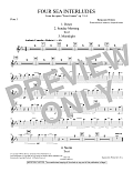 Four Sea Interludes (from the opera "Peter Grimes") - Flute 3