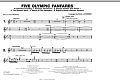 Five Olympic Fanfares - Bells/Xylophone