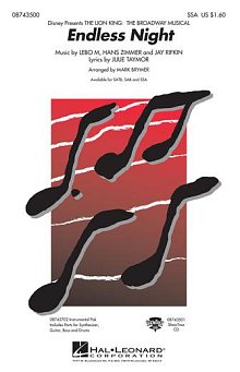 Endless Night (from The Lion King: Broadway Musical) (arr. Mark Brymer) 