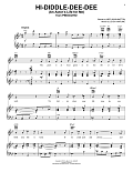 Hi-Diddle-Dee-Dee (An Actor's Life For Me) (from Walt Disney's Pinocchio)