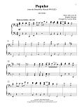 Popular (from Wicked) (arr. Carolyn Miller)