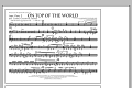 On Top of the World - Aux. Perc. 2