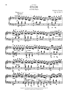 Etude in G-flat Major, Op. 10, No. 5 
