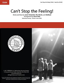 Can't Stop the Feeling! (arr. Aaron Dale) 