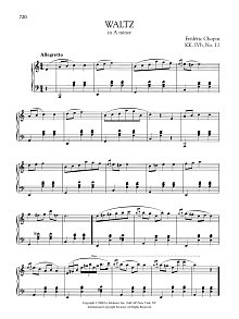 Waltz in A minor, KK. IVb, No. 11 