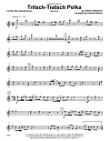 Tritsch-Tratsch Polka (Op. 214) - 1st Eb Alto Saxophone