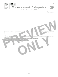 Moment musical in C sharp minor (Grade 8, list A3, from the ABRSM Piano Syllabus 2023 & 2024)