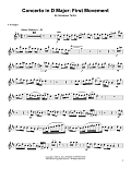 Concerto In D Major: First Movement