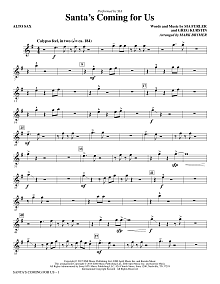 Santa's Coming for Us - Alto Sax 