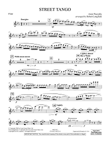 Street Tango - Flute 