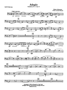 Adagio Symphony No. 2, Op. 61 - Baritone B.C. 