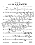 Overture from Apollo and Hyacinth - String Bass