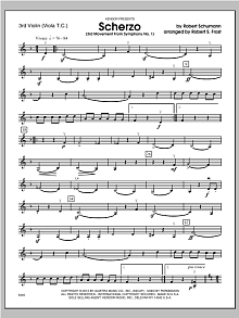 Scherzo (3rd Movement From Symphony No. 1) - Violin 3 