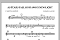 As Tears Fall on Dawn's New Light - Eb Baritone Saxophone
