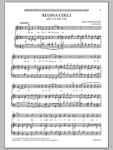 Regina Coeli, Op. 171, No. 5 