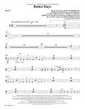 Better Days (arr. Mac Huff) - Drums