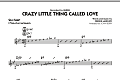 Crazy Little Thing Called Love - C Solo Sheet
