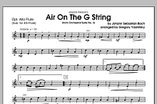 Air On The G String (from Orchestral Suite No. 3) - Alto Flute 
