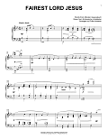 Fairest Lord Jesus [Jazz version] (arr. Phillip Keveren)