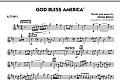 God Bless America - Alto Sax 1