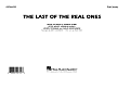 Last of the Real Ones (arr. Matt Conaway) - Conductor Score (Full Score)