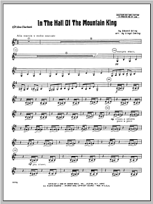 In the Hall of the Mountain King - Clarinet 
