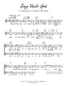 Sing Unto God 