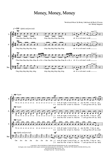 Money, Money, Money (arr. Wendy Sergeant) 