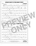 (You've Got It) The Right Stuff (arr. Ishbah Cox) - Cymbals