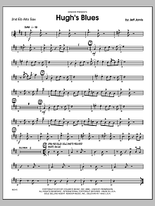Hugh's Blues - 2nd Eb Alto Saxophone 