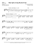 Holy Spirit, Living Breath of God - Clarinet (sub Viola)