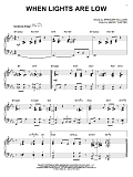 When Lights Are Low (arr. Brent Edstrom)