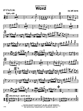 Word - 1st Eb Alto Saxophone