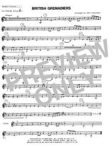 British Grenadiers - Violin 3 (Viola T.C.) 