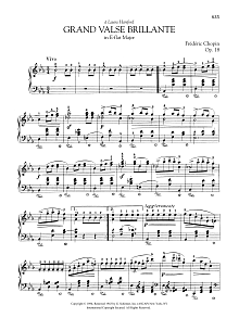 Grand valse brillante in E-flat Major, Op. 18 