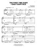 The First Time Ever I Saw Your Face (arr. Phillip Keveren)