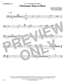 Christmas Time Is Here - Trombone 1, 2 