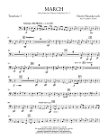 March from Suite for Variety Orchestra, No. 1 - Trombone 3