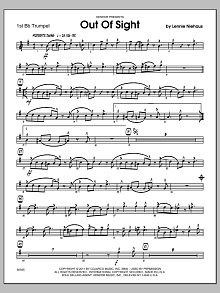 Out Of Sight - 1st Bb Trumpet 